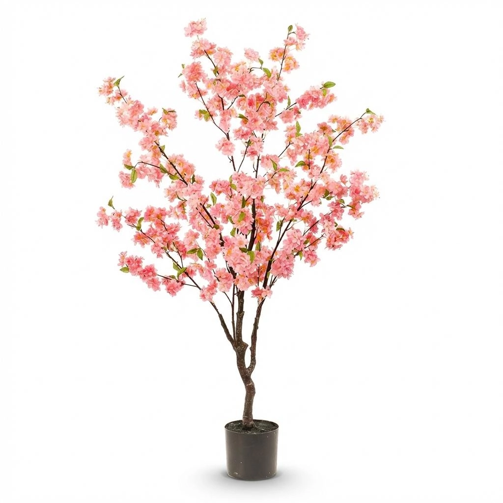 Kunstplant - Prunus - Kersenbloesem - Roze - 135cm Bild 1