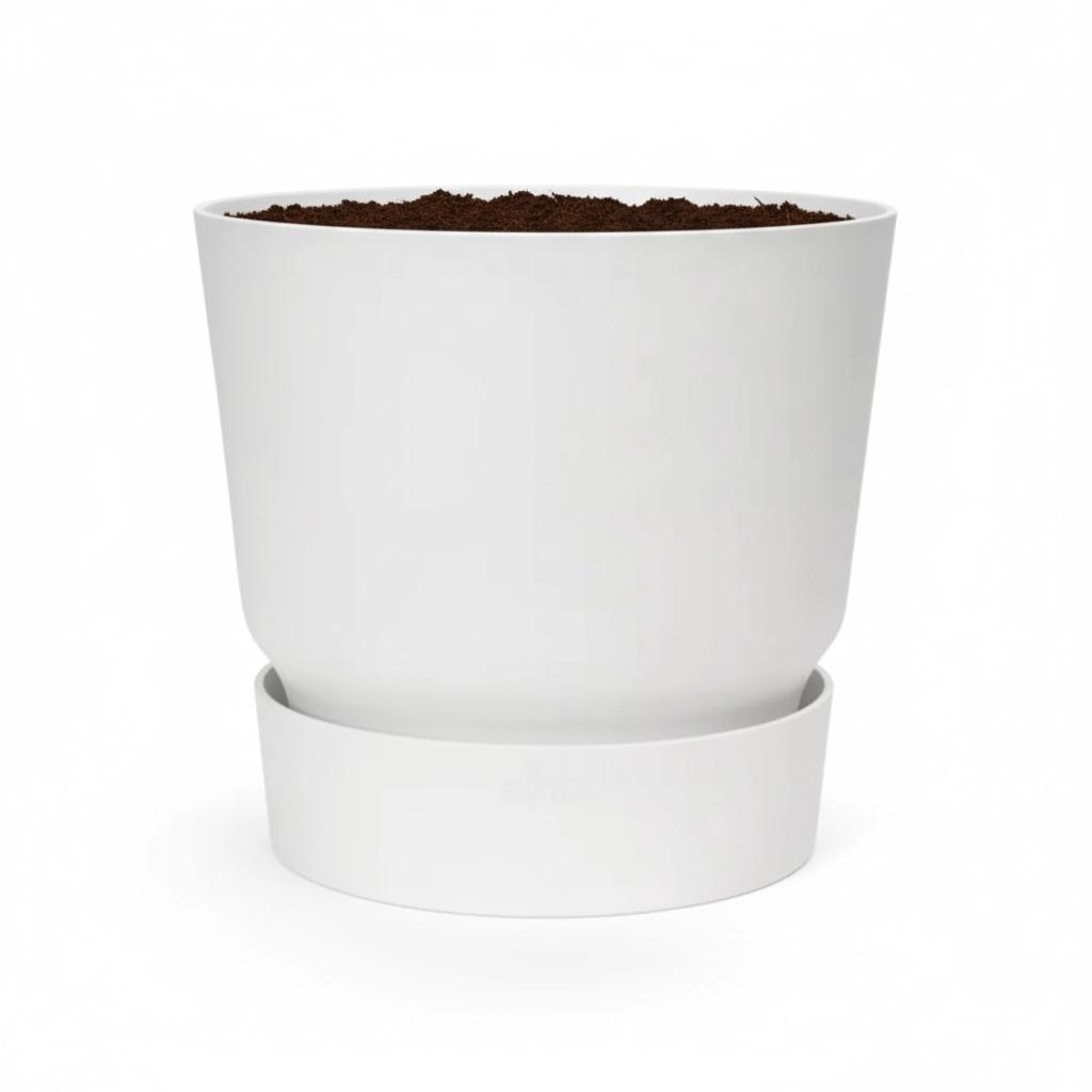 Elho greenville round white - D20cm Bild 1