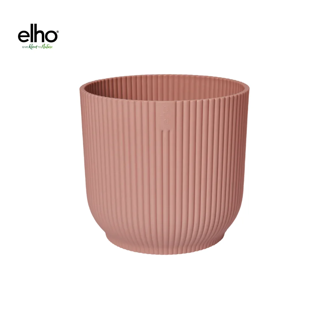 Elho Vibes Fold Topf rund - inklusive Rollen - D35 x H33