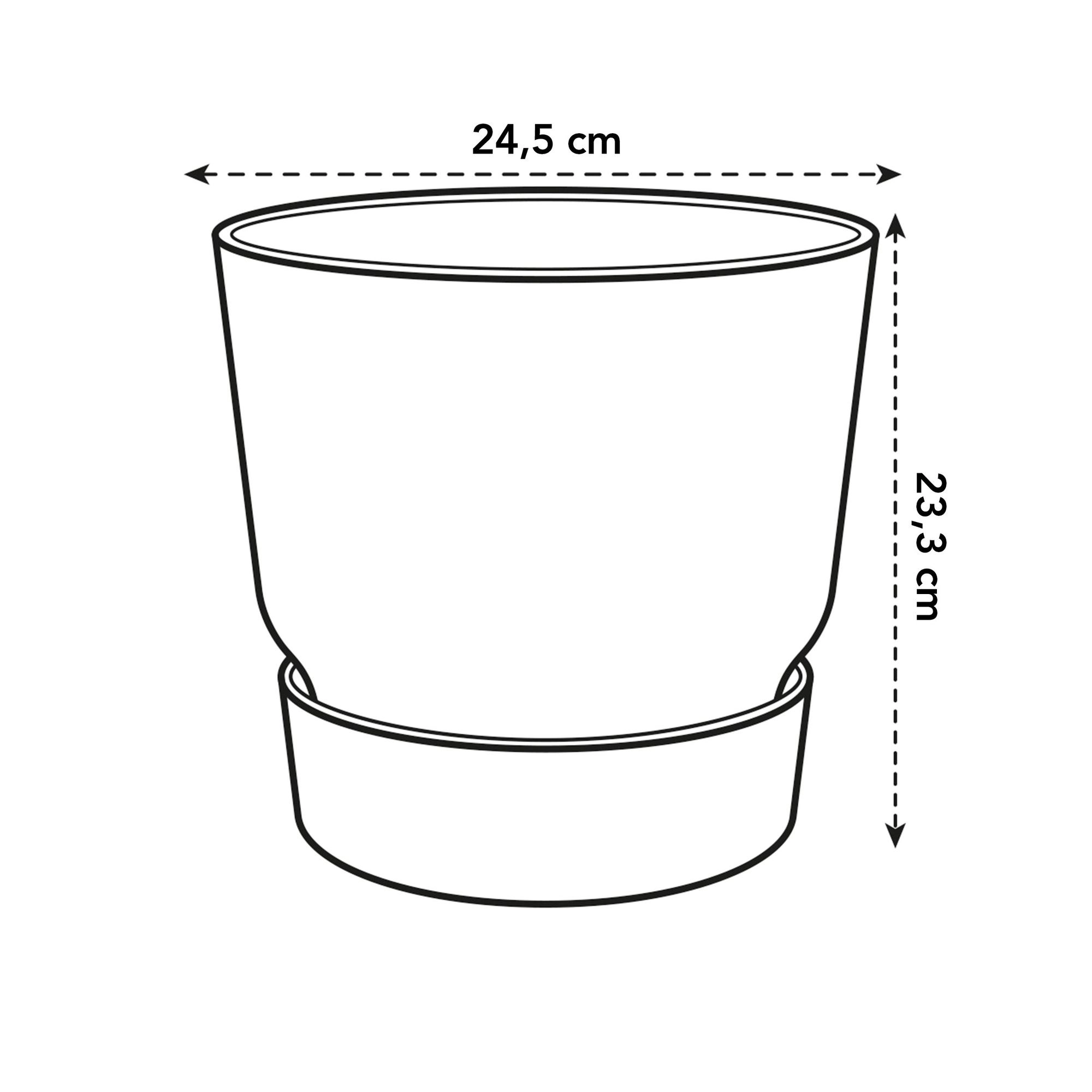 Pot elho Greenville Round black - D24 x H23 Bild 5