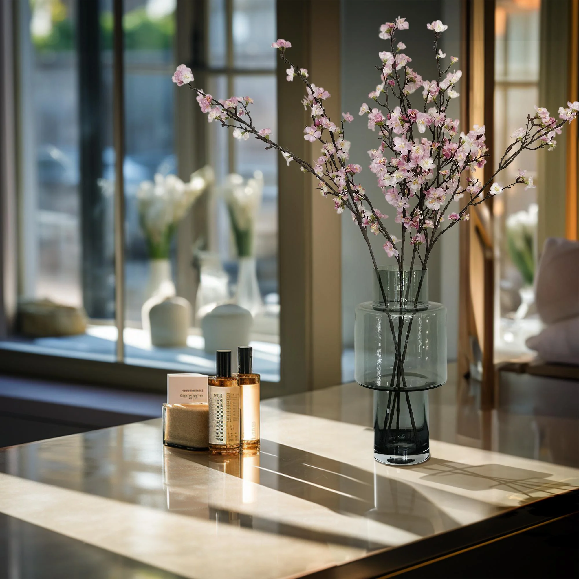 Kunst Kirschenbaumzweige 95 cm