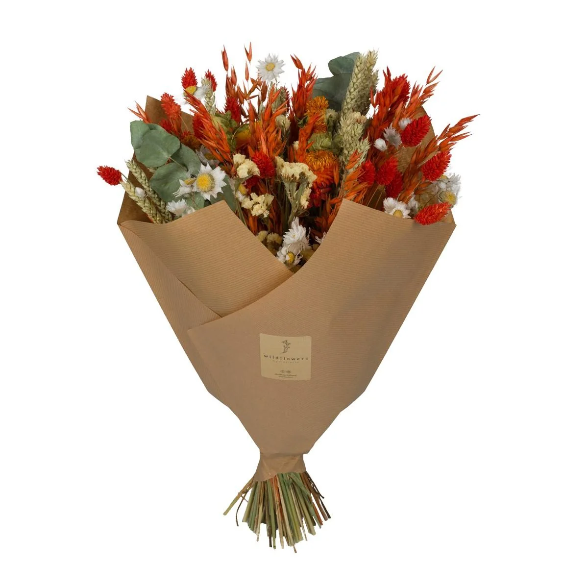Strauß getrockneter Blumen