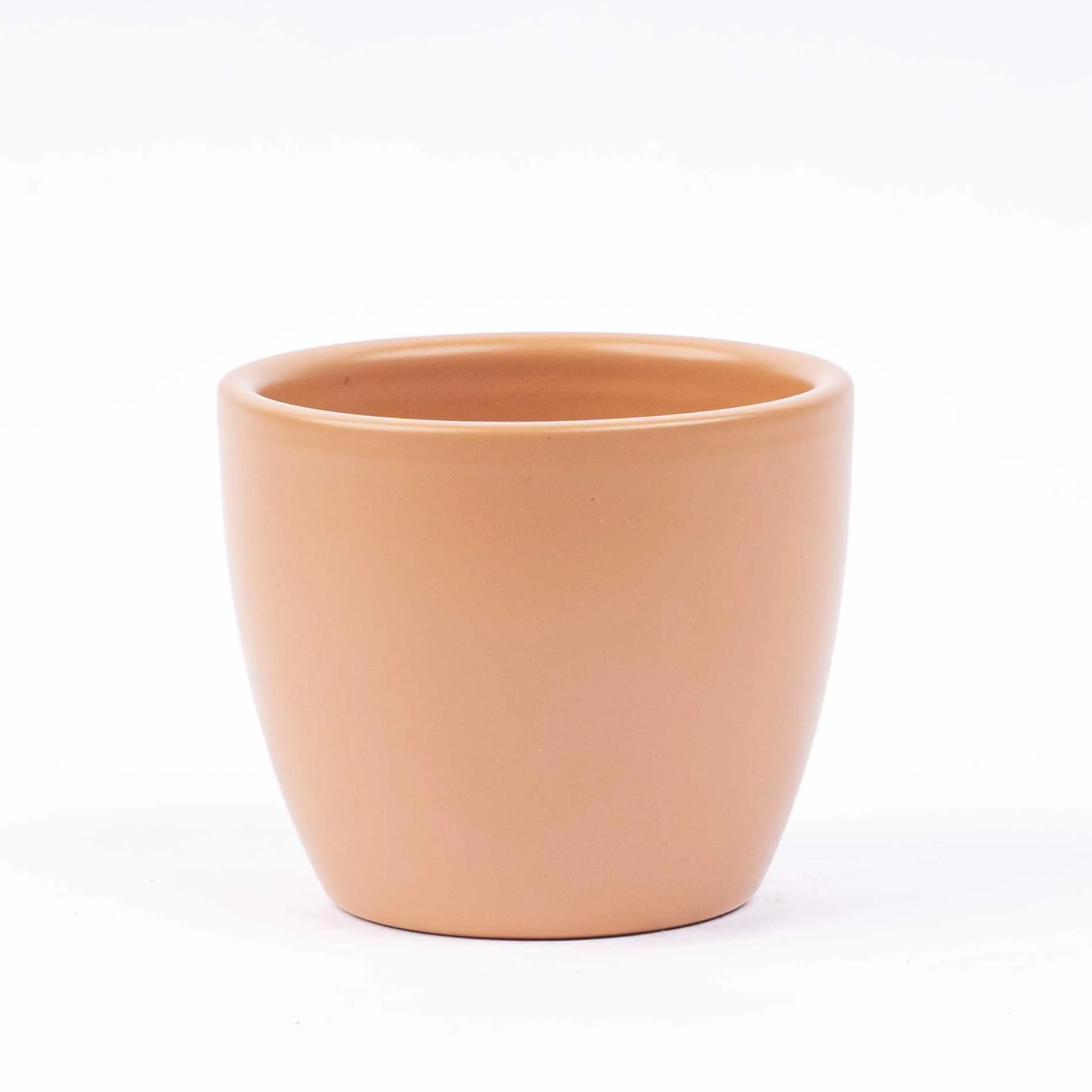 Keramischer Pot Boule Toscana in terracotta-braun