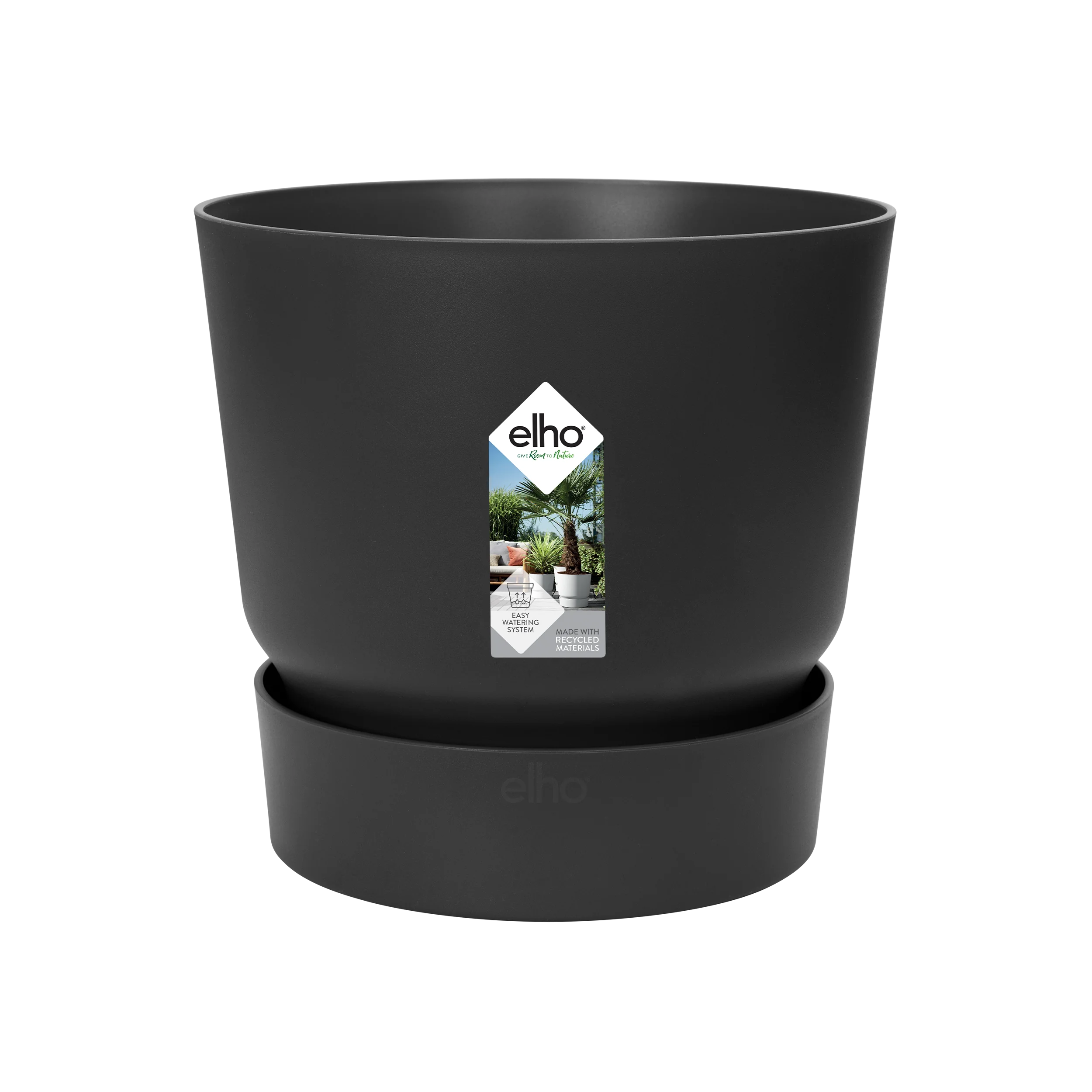 elho Greenville Topf – Schwarz