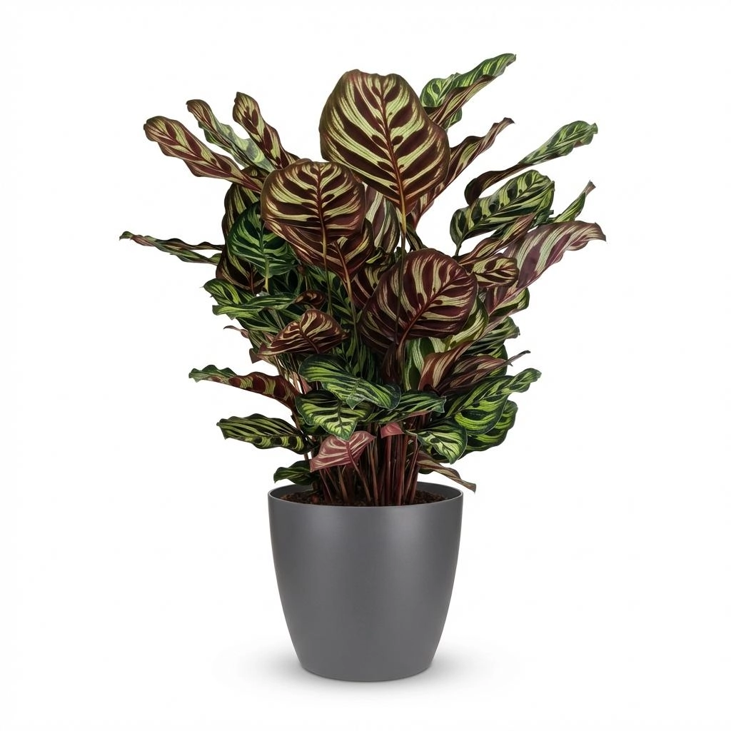 Pfauen-Korbmarante (Calathea Makoyana)