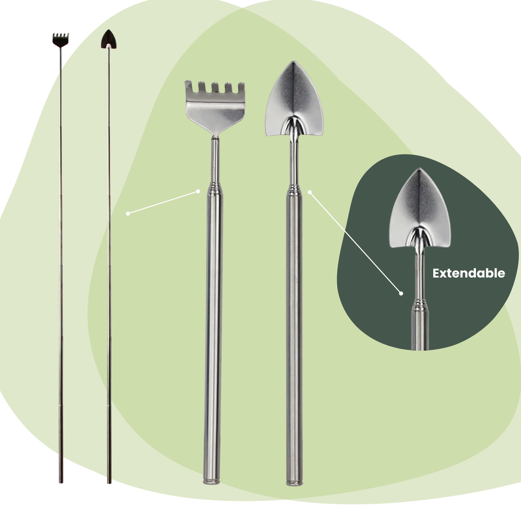 Rake + Shovel - Plant terrarium tool set - Toolkit for terrariums Bild 1
