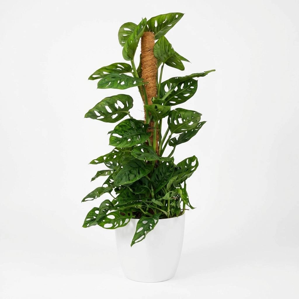Monkey Mask (Monstera Adansonii) - Kletterpflanze mit Moosstab