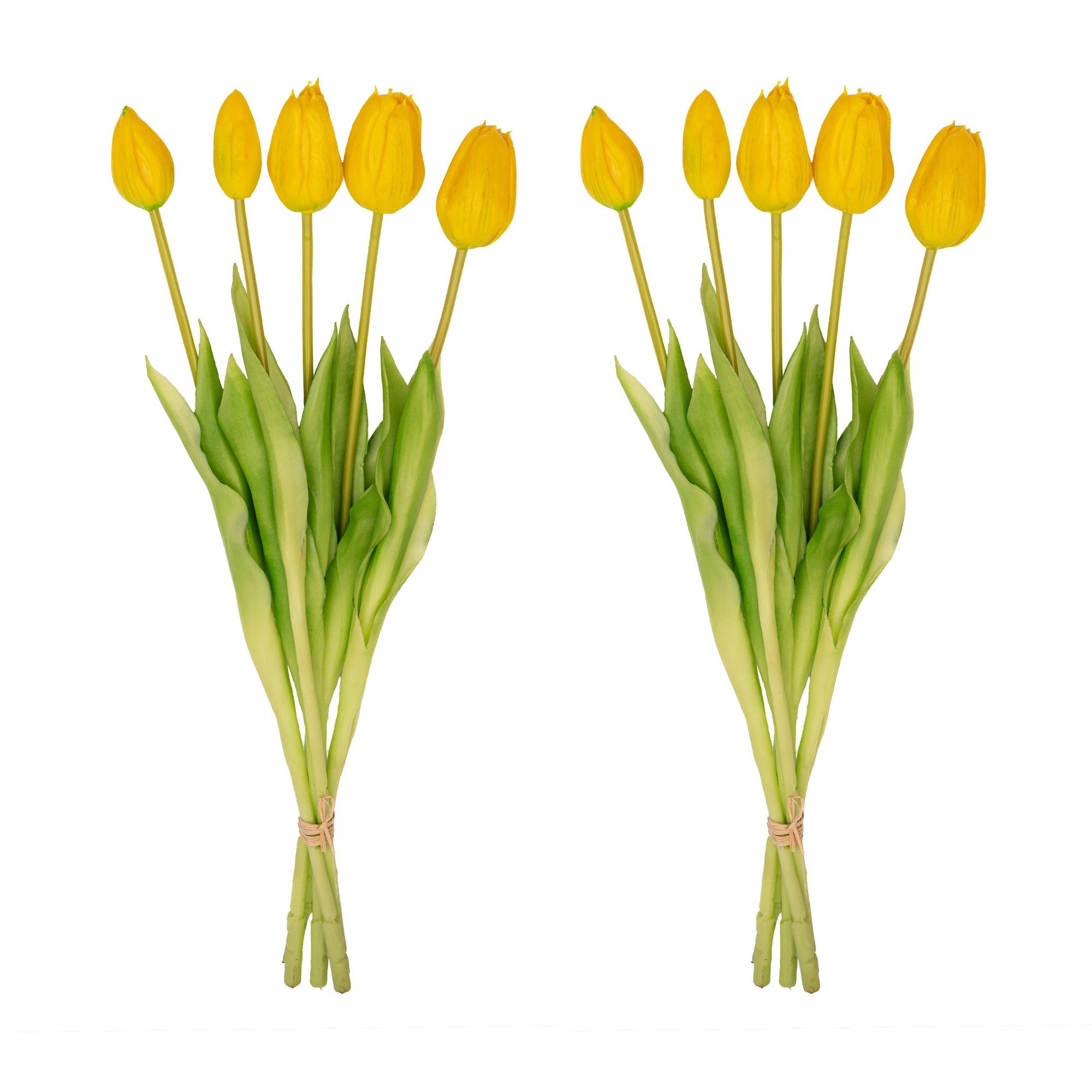 Tulpen Bouket Gelb – Künstliche Blumen