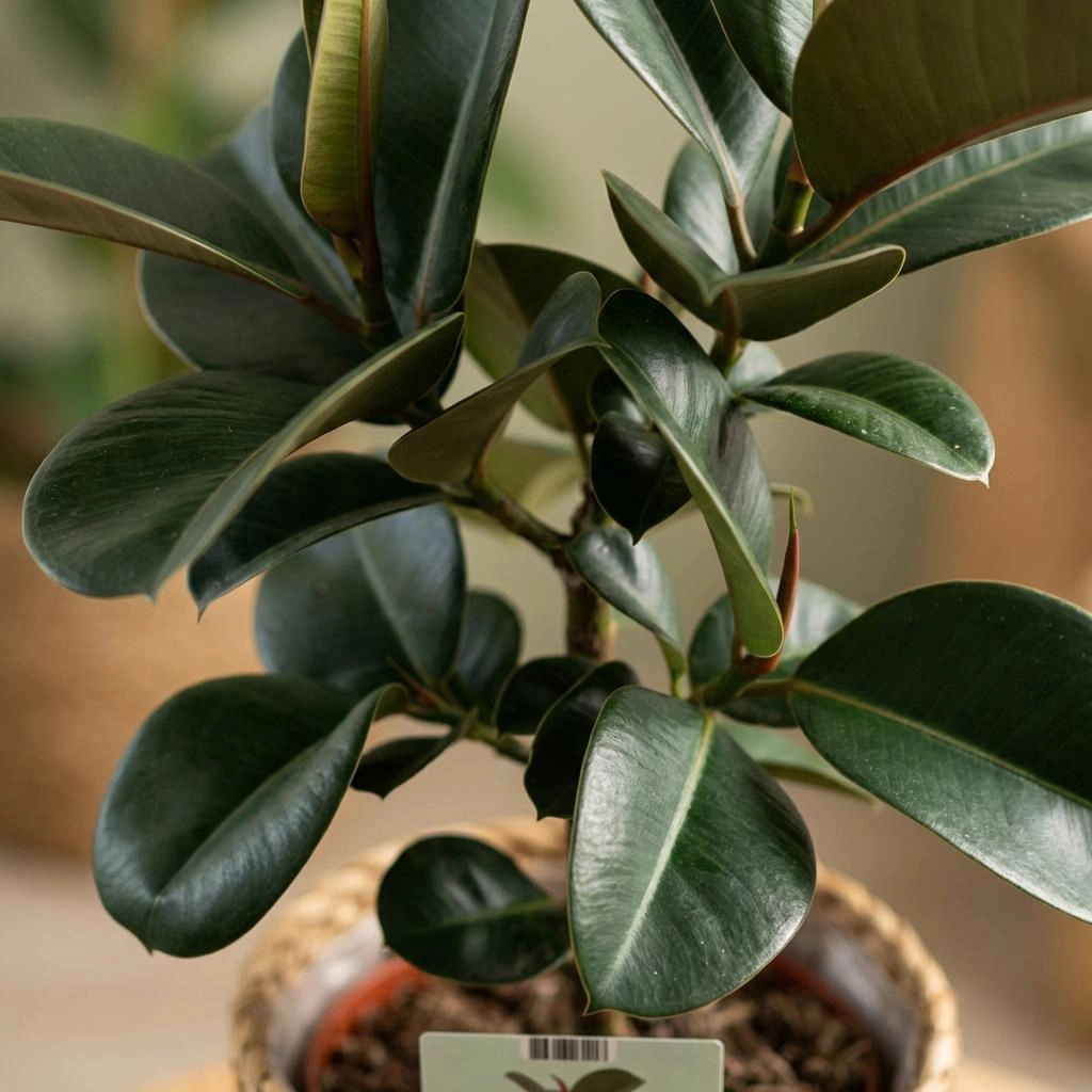 Ficus Elastica Cloe – Gummibaum im Korb