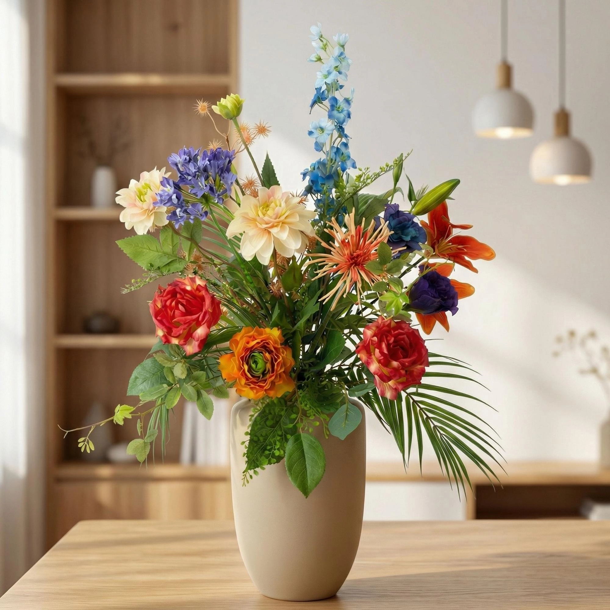 Kunstblumen-Strauß Colorful Bloom Deluxe