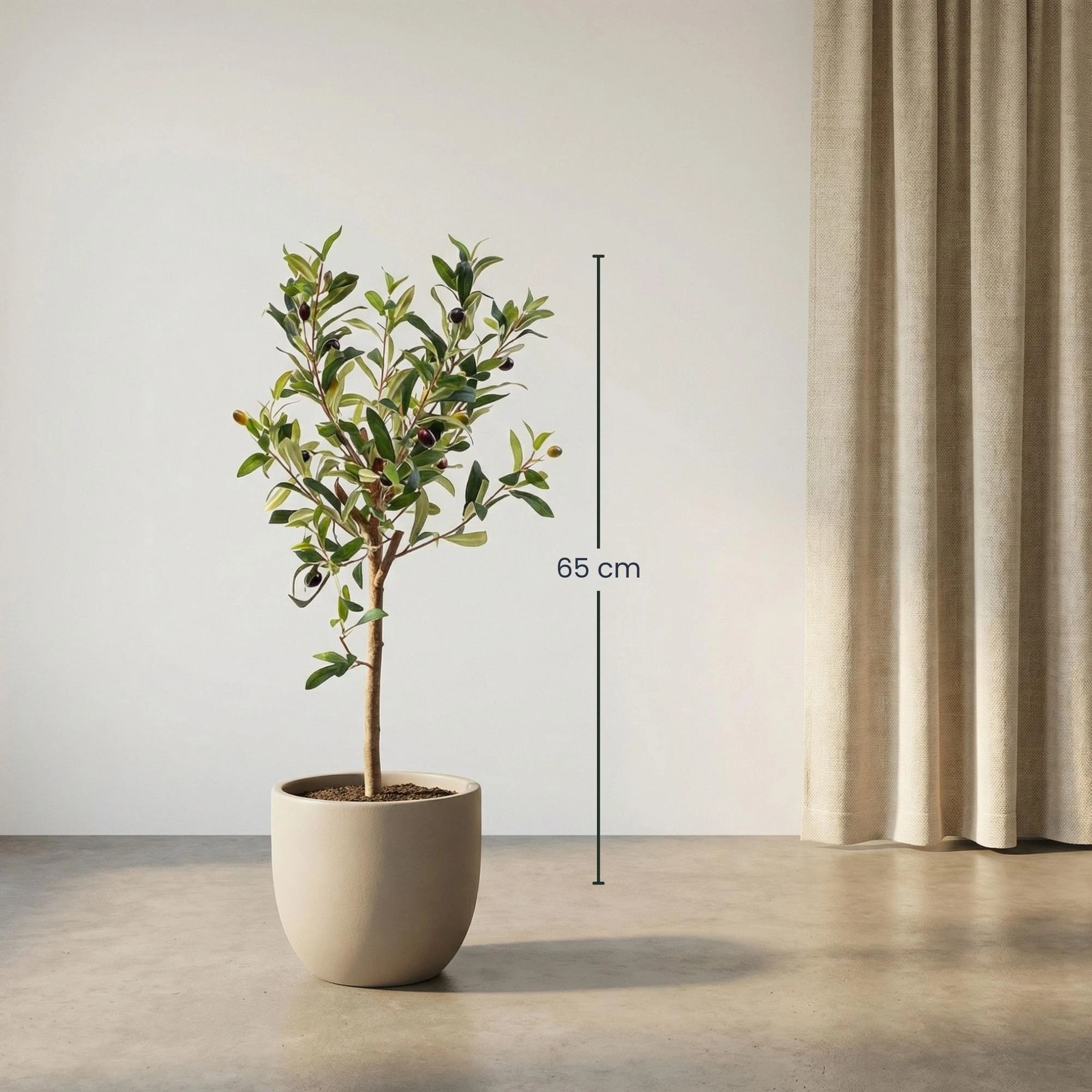 Kunst Olivenbaum 65 cm hoch