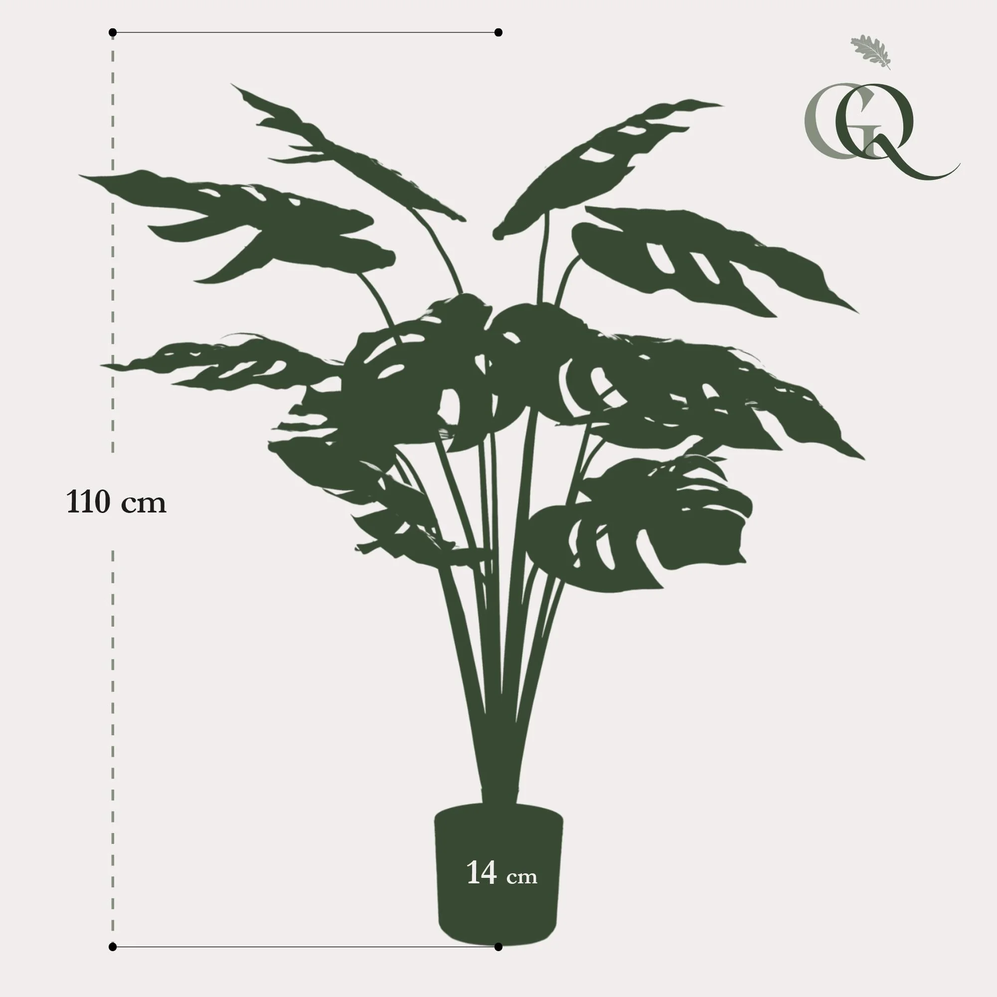 Künstliche Monstera Deliciosa – Fensterblatt