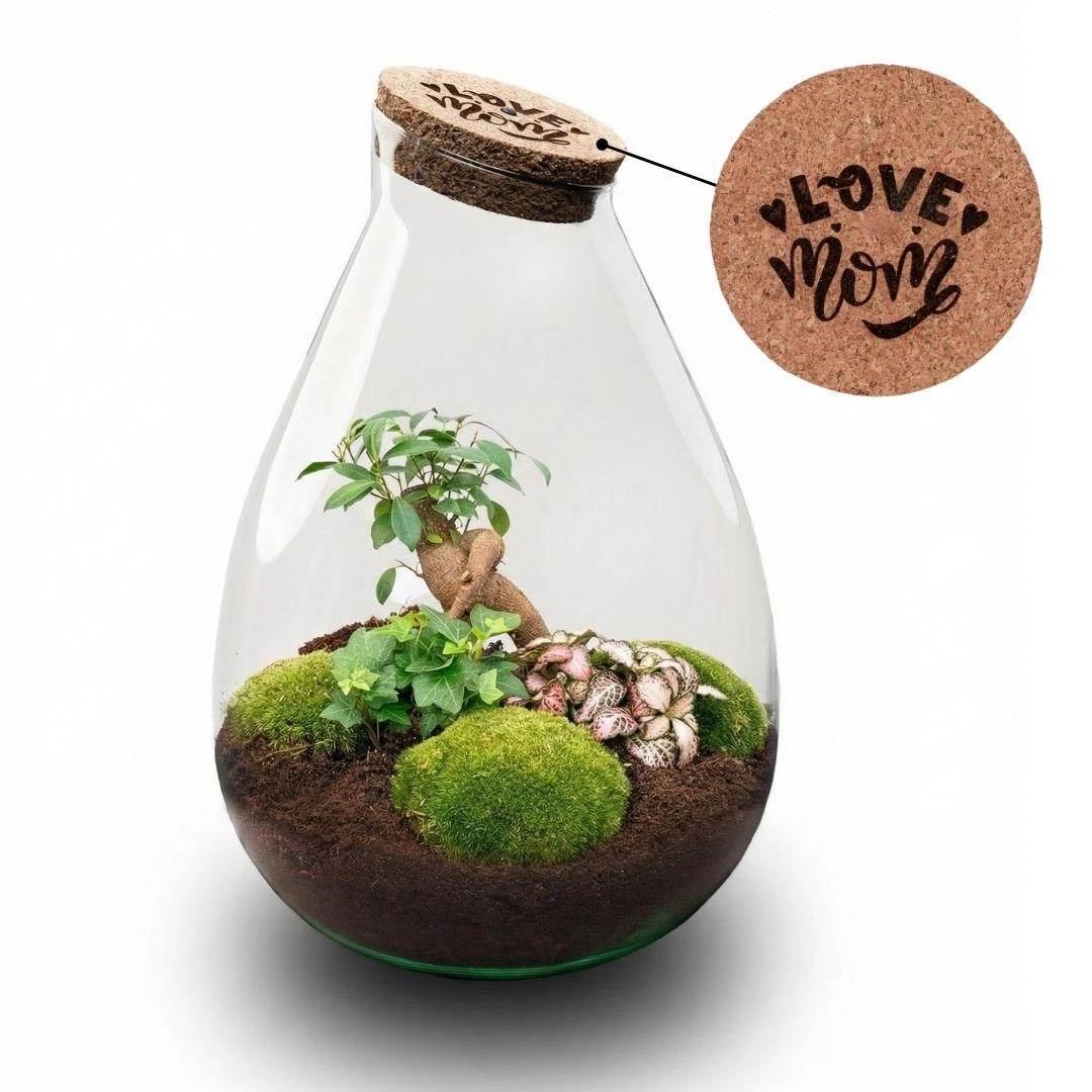 Muttertags-Terrarium Drop XL – LOVE MOM
