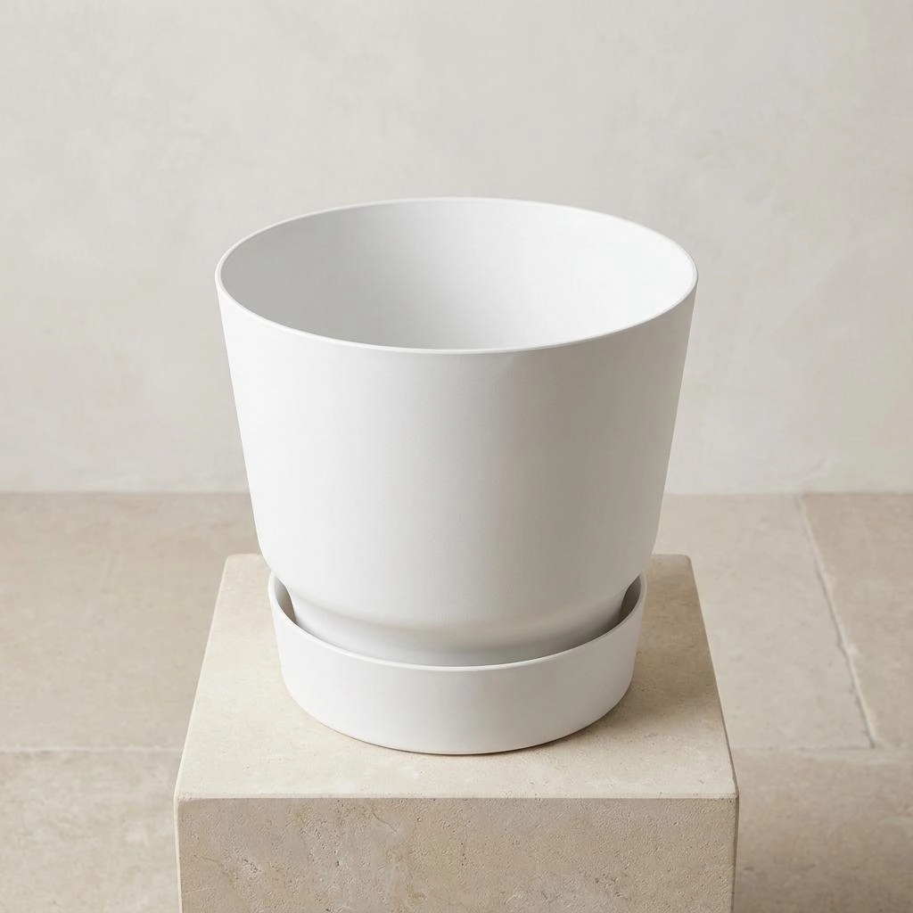 Elho greenville round white - D30cm Bild 2