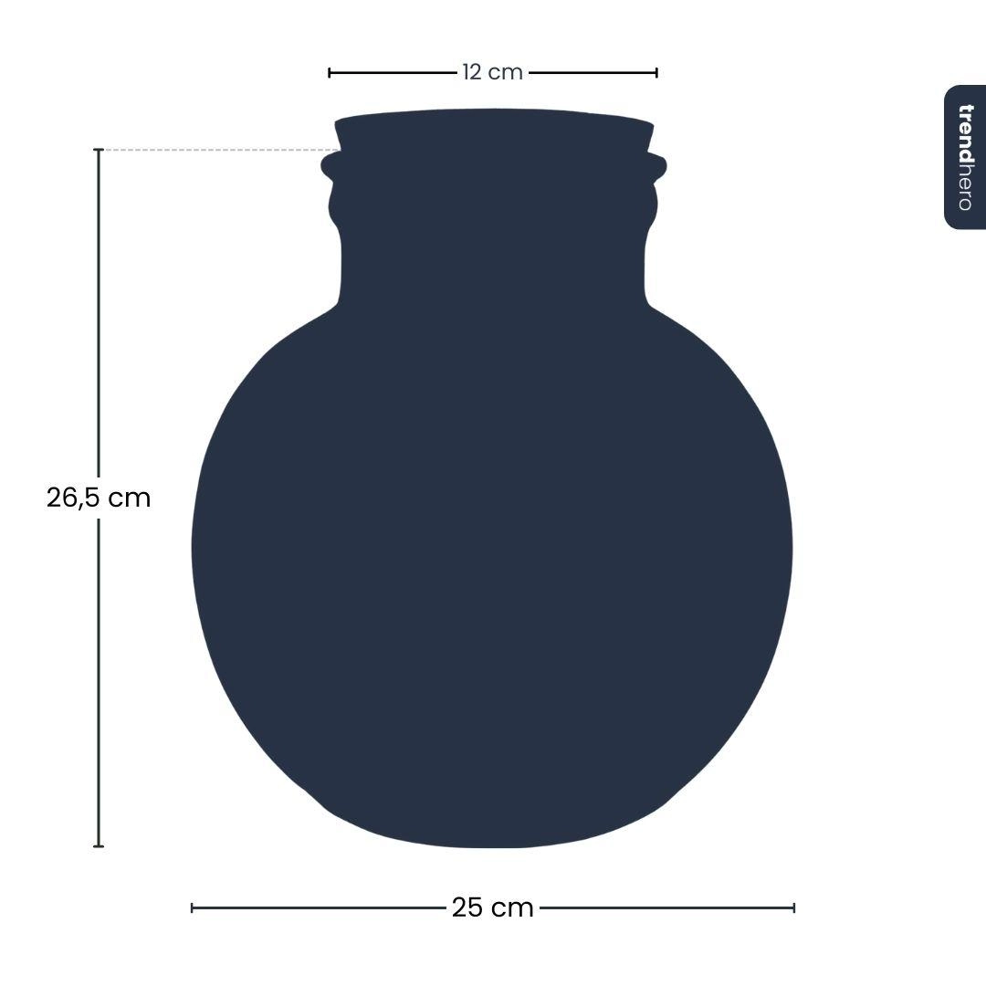 Terrarium fles met (LED) kurk - Bolder Bob - Ø 30 cm ↑ 31 cm - Met LED-kurk Bild 2