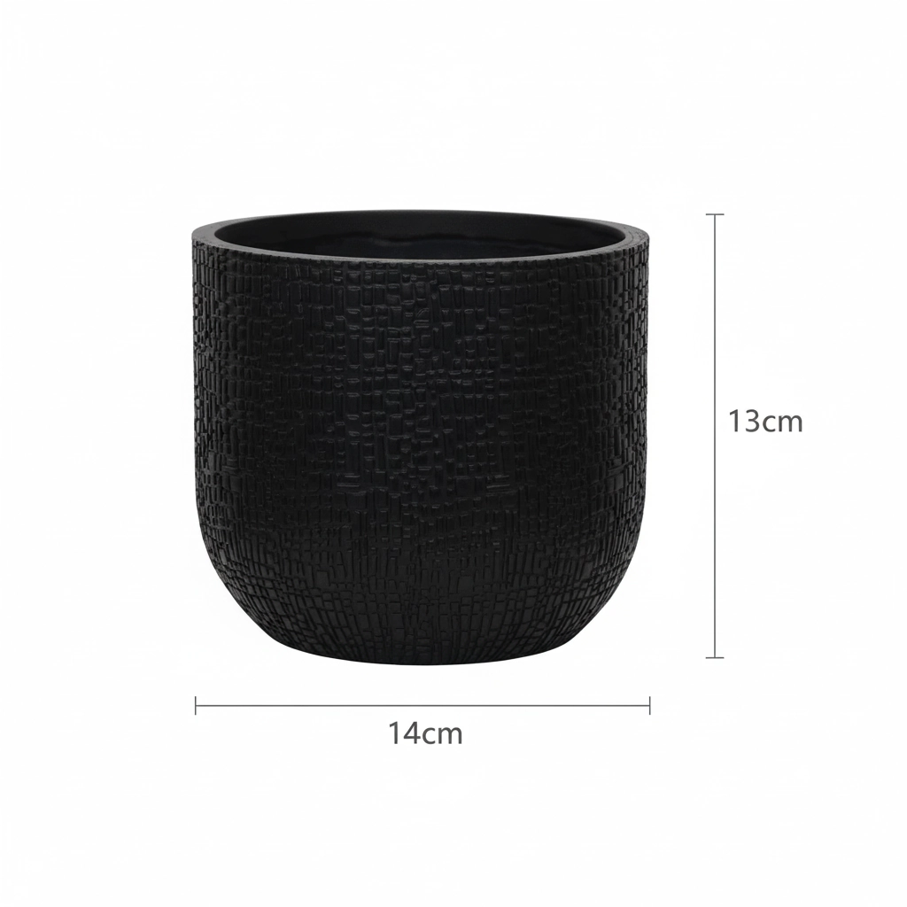 Capi Pot Bol Skin Antraciet - D14cm - 13cm Bild 3